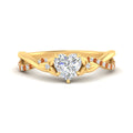Thumbnail 43 - infinity-daisy-floral-heart-shaped-orange-sapphire-engagement-ring-in-yellow-gold-FD9986HTRGSAOR-NL-YG