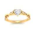 Thumbnail 45 - infinity-daisy-floral-heart-shaped-orange-sapphire-engagement-ring-in-yellow-gold-FD9986HTRGSAOR-NL-YG