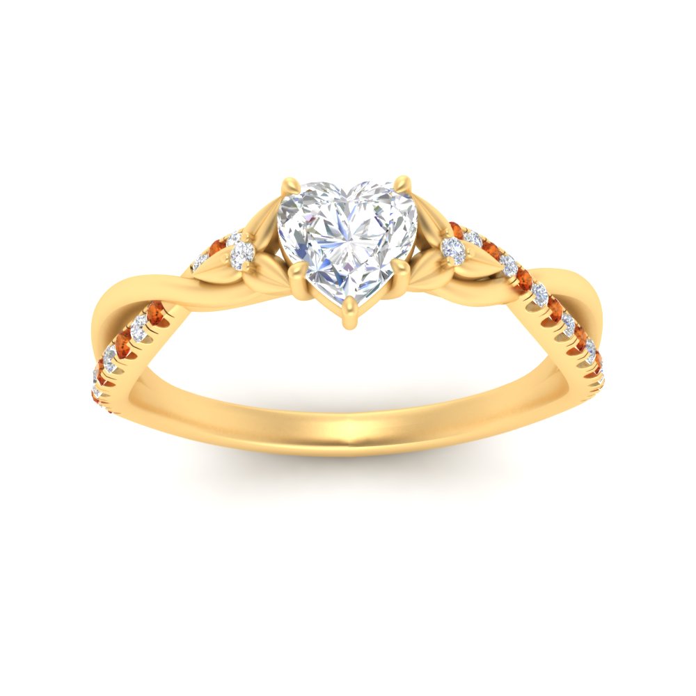 infinity-daisy-floral-heart-shaped-orange-sapphire-engagement-ring-in-yellow-gold-FD9986HTRGSAOR-NL-YG