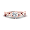 Load image into Gallery viewer, infinity-daisy-floral-heart-shaped-ruby-engagement-ring-in-rose-gold-FD9986HTRGRUDR-NL-RG
