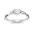 Thumbnail 73 - infinity-daisy-floral-heart-shaped-ruby-engagement-ring-in-white-gold-FD9986HTRGRUDR-NL-WG