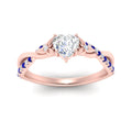 Thumbnail 29 - infinity-daisy-floral-heart-shaped-sapphire-engagement-ring-in-rose-gold-FD9986HTRGSABL-NL-RG