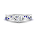 Thumbnail 23 - infinity-daisy-floral-heart-shaped-sapphire-engagement-ring-in-white-gold-FD9986HTRGSABL-NL-WG