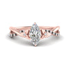 Load image into Gallery viewer, infinity-daisy-floral-marquise-cut-black-diamond-engagement-ring-in-rose-gold-FD9986MQRGBLACK-NL-RG