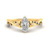 Load image into Gallery viewer, infinity-daisy-floral-marquise-cut-black-diamond-engagement-ring-in-yellow-gold-FD9986MQRGBLACK-NL-YG