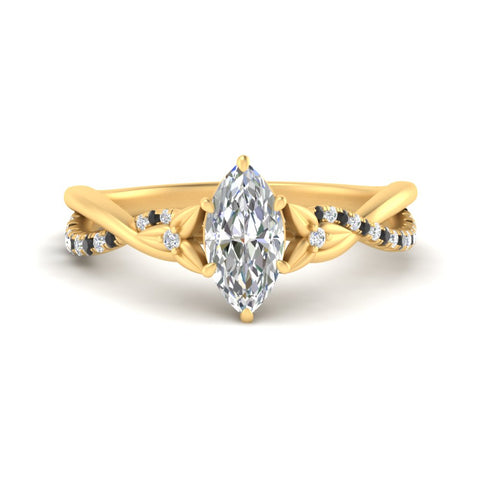 infinity-daisy-floral-marquise-cut-black-diamond-engagement-ring-in-yellow-gold-FD9986MQRGBLACK-NL-YG
