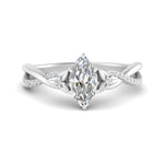 Load image into Gallery viewer, infinity-daisy-floral-marquise-cut-diamond-engagement-ring-in-white-gold-FD9986MQR-NL-WG
