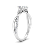 Load image into Gallery viewer, infinity-daisy-floral-marquise-cut-diamond-engagement-ring-in-white-gold-FD9986MQR-NL-WG
