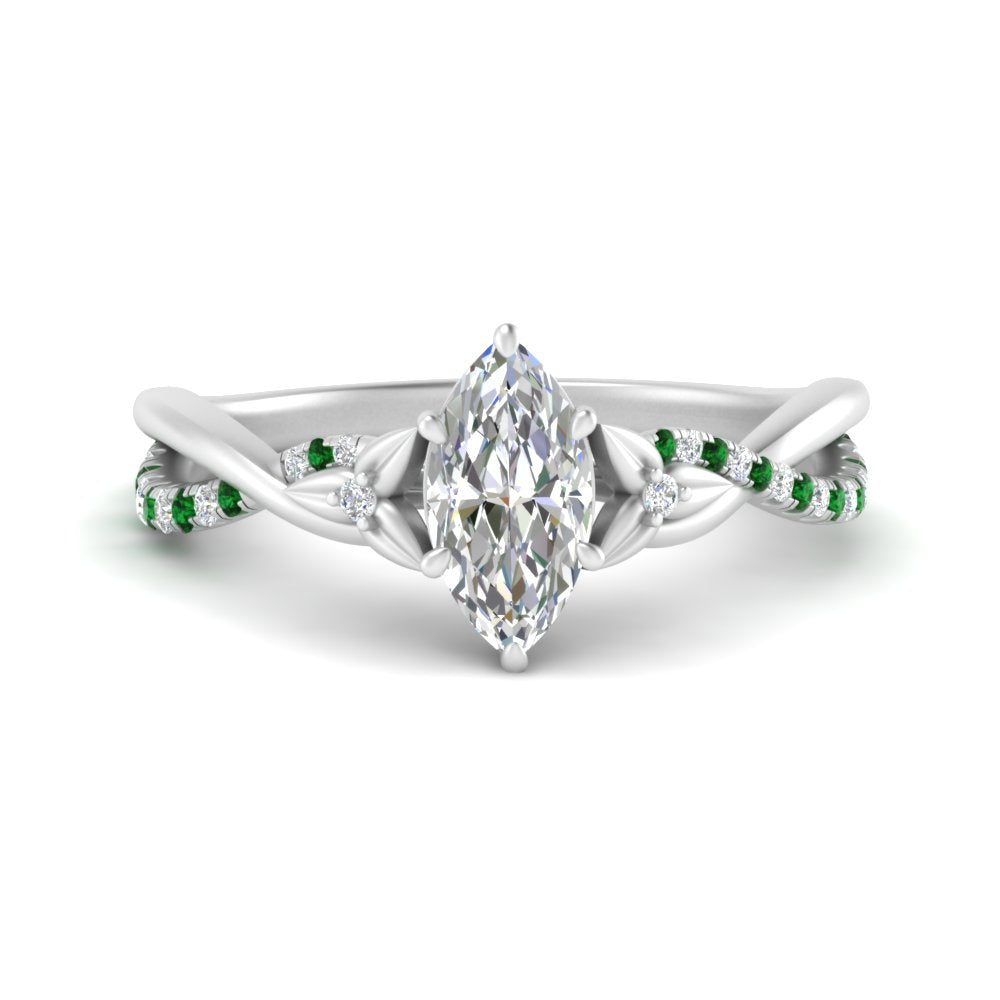 infinity-daisy-floral-marquise-cut-emerald-engagement-ring-in-white-gold-FD9986MQRGEMGR-NL-WG