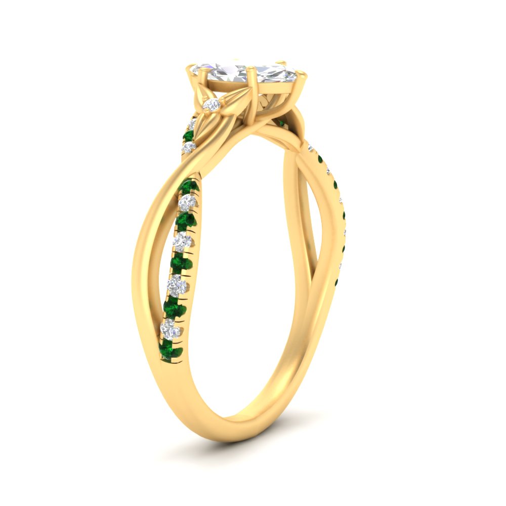 infinity-daisy-floral-marquise-cut-emerald-engagement-ring-in-yellow-gold-FD9986MQRGEMGR-NL-YG