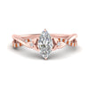 Load image into Gallery viewer, infinity-daisy-floral-marquise-cut-orange-sapphire-engagement-ring-in-rose-gold-FD9986MQRGSAOR-NL-RG