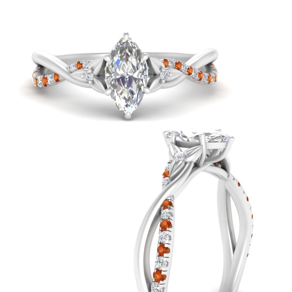 infinity-daisy-floral-marquise-cut-orange-sapphire-engagement-ring-in-white-gold-FD9986MQRGSAOR-NL-WG