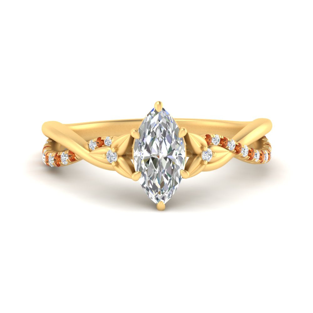 infinity-daisy-floral-marquise-cut-orange-sapphire-engagement-ring-in-yellow-gold-FD9986MQRGSAOR-NL-YG