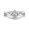 Load image into Gallery viewer, infinity-daisy-floral-marquise-cut-pink-sapphire-engagement-ring-in-white-gold-FD9986MQRGSADRPI-NL-WG