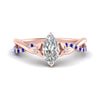 Load image into Gallery viewer, infinity-daisy-floral-marquise-cut-sapphire-engagement-ring-in-rose-gold-FD9986MQRGSABL-NL-RG