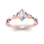 Load image into Gallery viewer, infinity-daisy-floral-marquise-cut-sapphire-engagement-ring-in-rose-gold-FD9986MQRGSABL-NL-RG

