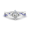 Load image into Gallery viewer, infinity-daisy-floral-marquise-cut-sapphire-engagement-ring-in-white-gold-FD9986MQRGSABL-NL-WG