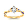 Load image into Gallery viewer, infinity-daisy-floral-marquise-cut-sapphire-engagement-ring-in-yellow-gold-FD9986MQRGSABL-NL-YG