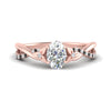 Load image into Gallery viewer, infinity-daisy-floral-oval-shaped-black-diamond-engagement-ring-in-rose-gold-FD9986OVRGBLACK-NL-RG
