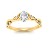 Load image into Gallery viewer, infinity-daisy-floral-oval-shaped-black-diamond-engagement-ring-in-yellow-gold-FD9986OVRGBLACK-NL-YG