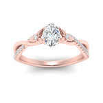 Load image into Gallery viewer, infinity-daisy-floral-oval-shaped-diamond-engagement-ring-in-rose-gold-FD9986OVR-NL-RG
