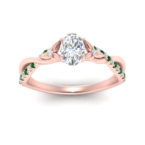 infinity-daisy-floral-oval-shaped-emerald-engagement-ring-in-rose-gold-FD9986OVRGEMGR-NL-RG