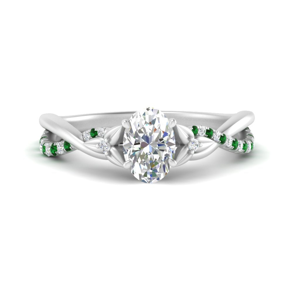 infinity-daisy-floral-oval-shaped-emerald-engagement-ring-in-white-gold-FD9986OVRGEMGR-NL-WG