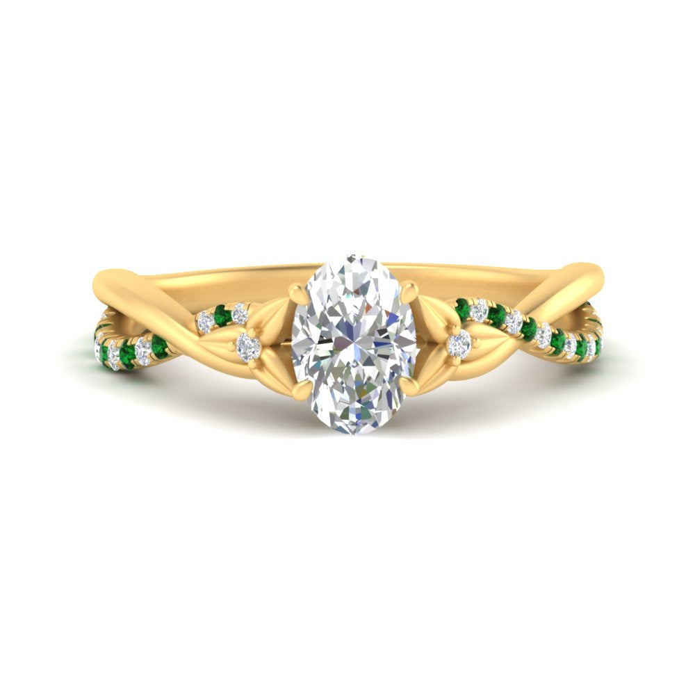 infinity-daisy-floral-oval-shaped-emerald-engagement-ring-in-yellow-gold-FD9986OVRGEMGR-NL-YG