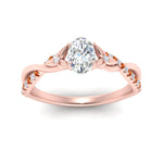 Load image into Gallery viewer, infinity-daisy-floral-oval-shaped-orange-sapphire-engagement-ring-in-rose-gold-FD9986OVRGSAOR-NL-RG

