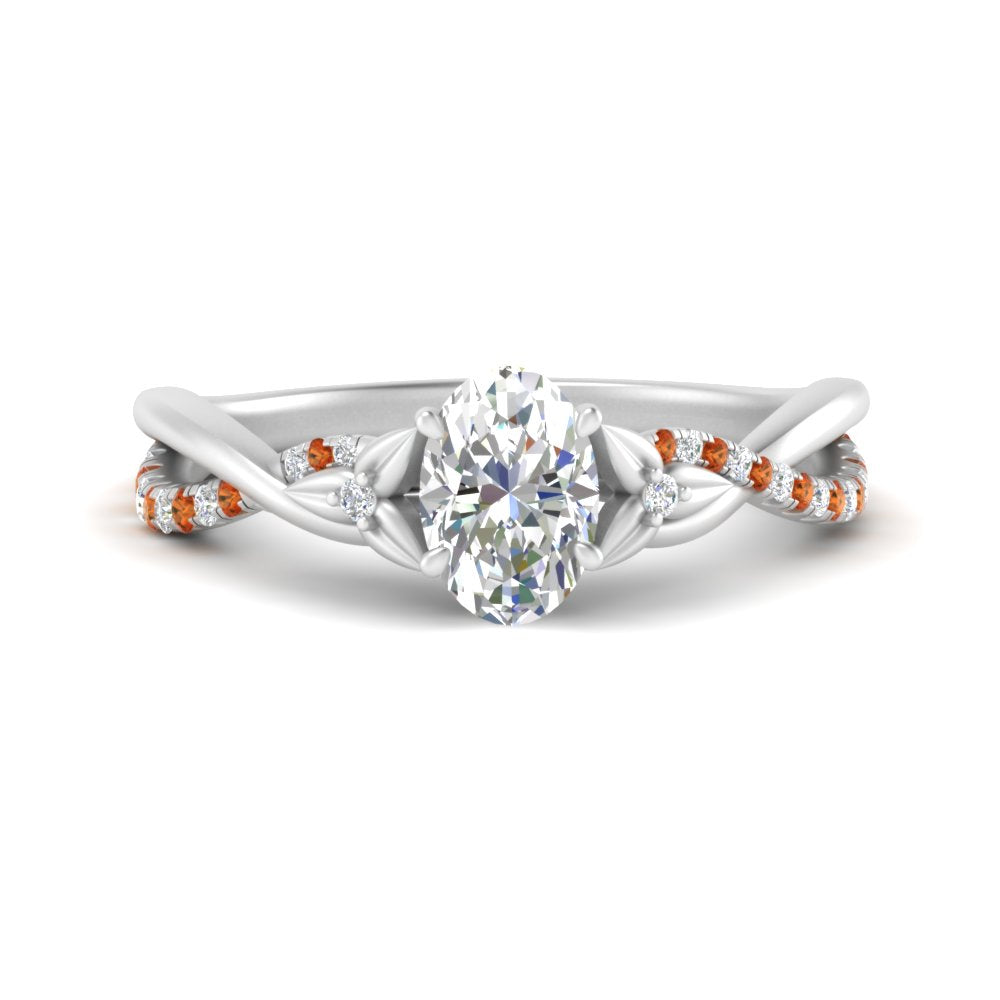 infinity-daisy-floral-oval-shaped-orange-sapphire-engagement-ring-in-white-gold-FD9986OVRGSAOR-NL-WG