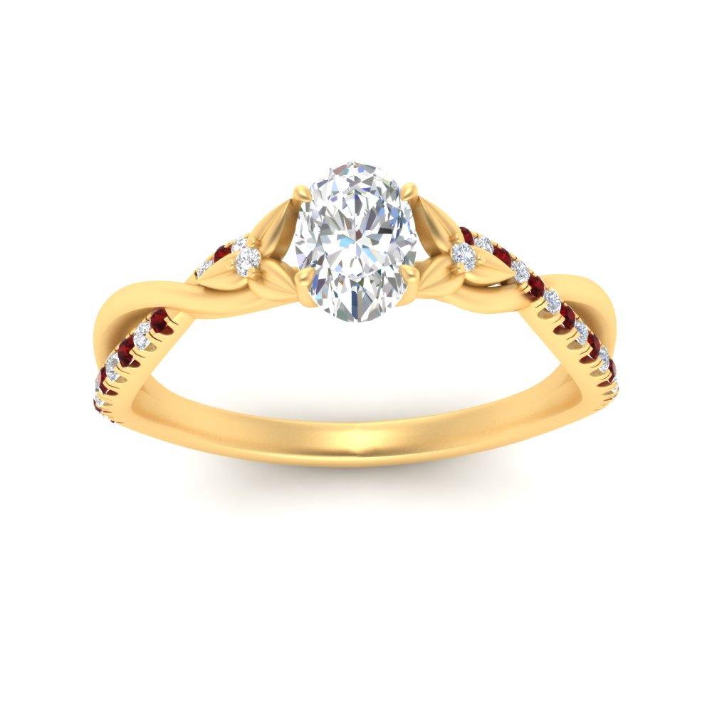 infinity-daisy-floral-oval-shaped-ruby-engagement-ring-in-yellow-gold-FD9986OVRGRUDR-NL-YG