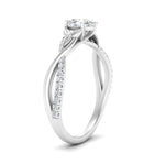 Load image into Gallery viewer, infinity-daisy-floral-pear-shaped-diamond-engagement-ring-in-white-gold-FD9986PER-NL-WG
