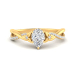Load image into Gallery viewer, infinity-daisy-floral-pear-shaped-diamond-engagement-ring-in-yellow-gold-FD9986PER-NL-YG
