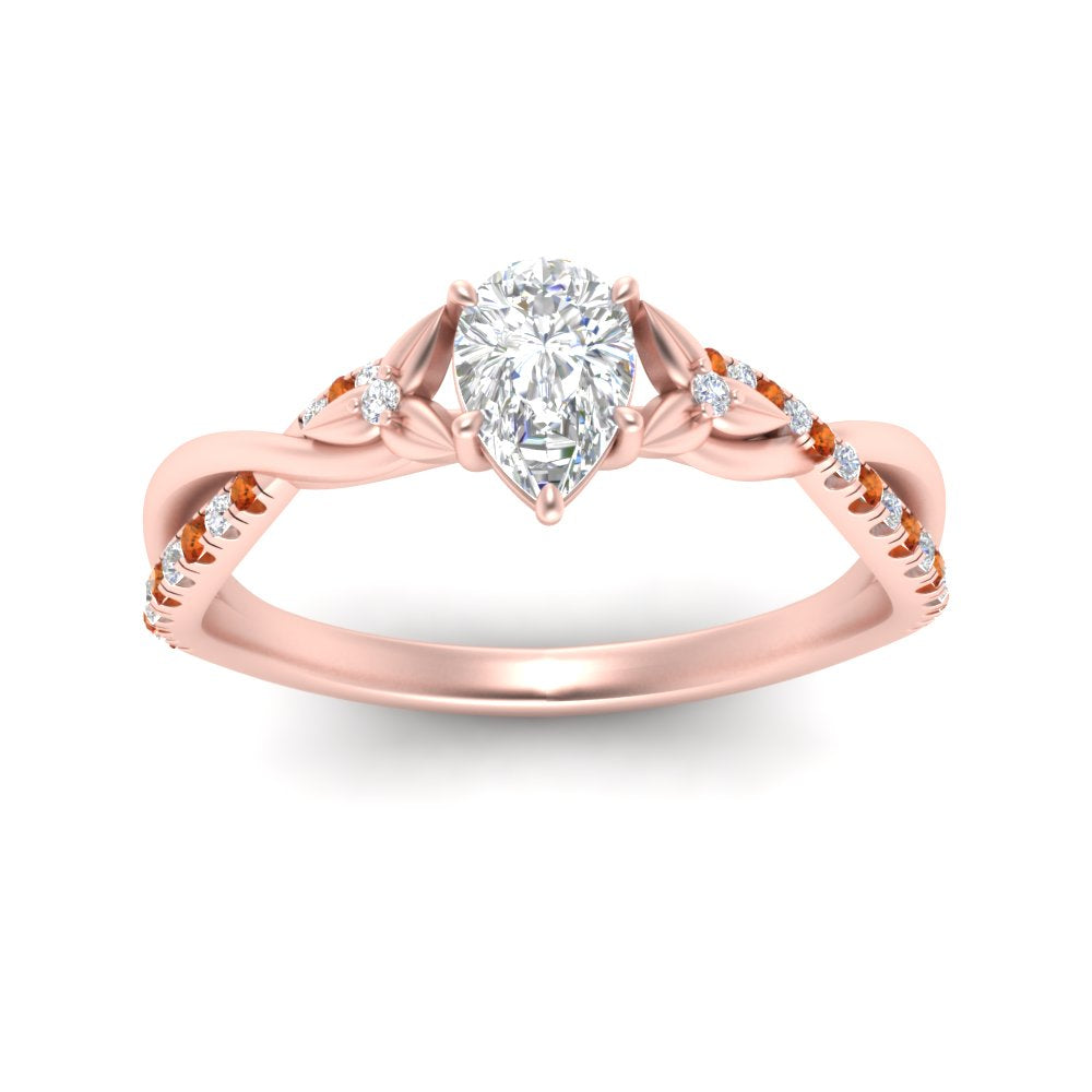 infinity-daisy-floral-pear-shaped-orange-sapphire-engagement-ring-in-rose-gold-FD9986PERGSAOR-NL-RG