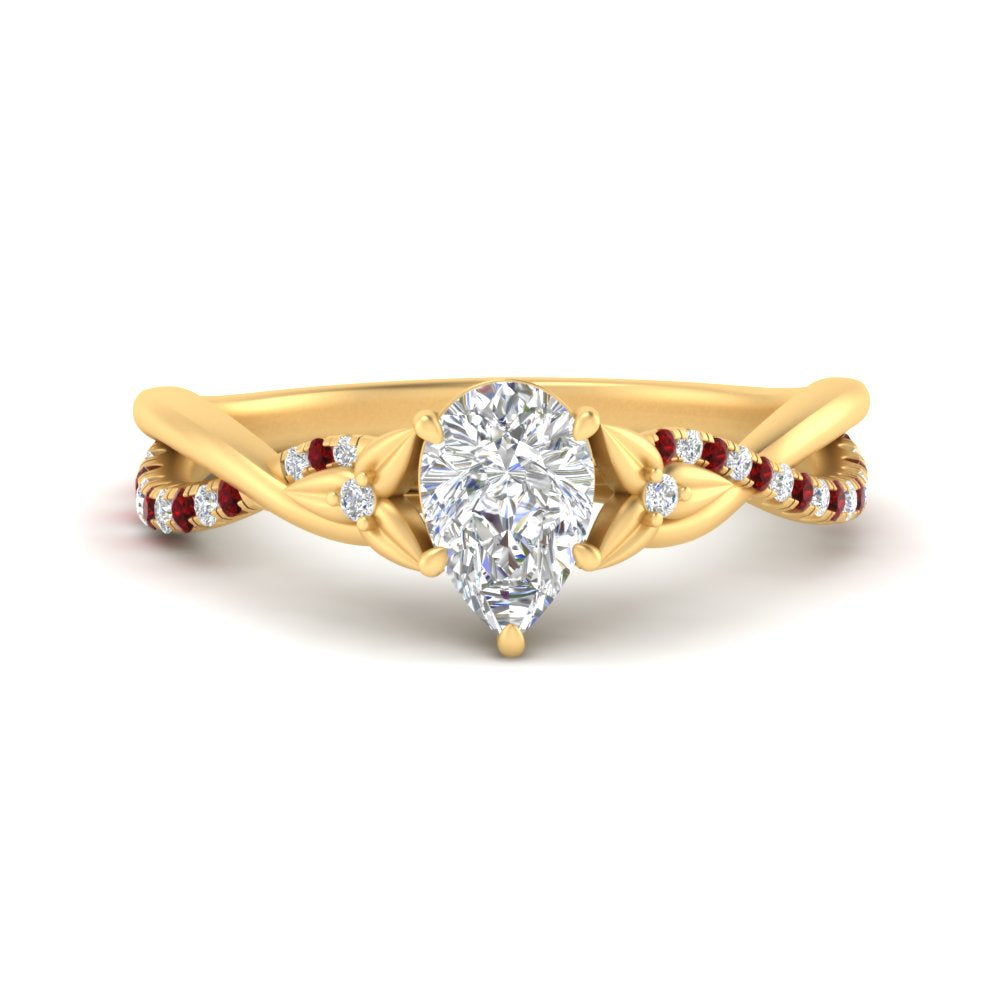 infinity-daisy-floral-pear-shaped-ruby-engagement-ring-in-yellow-gold-FD9986PERGRUDR-NL-YG