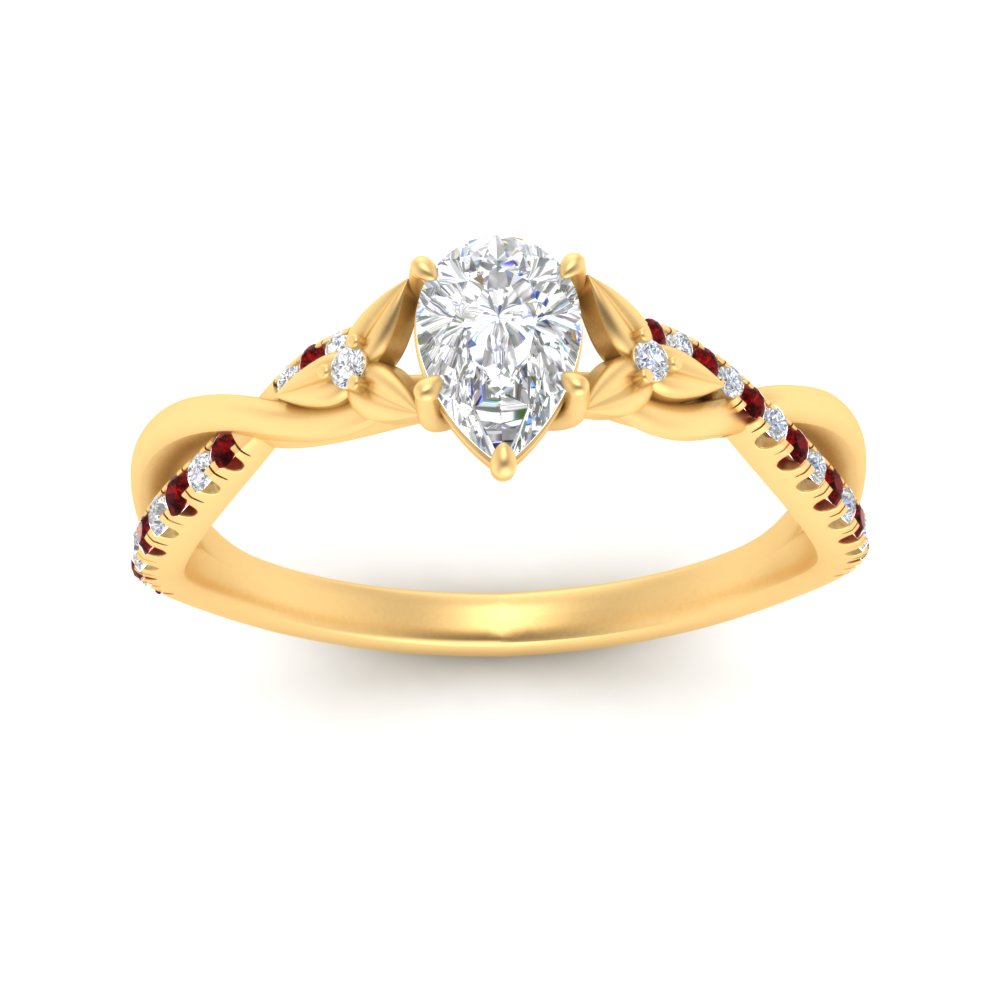 infinity-daisy-floral-pear-shaped-ruby-engagement-ring-in-yellow-gold-FD9986PERGRUDR-NL-YG