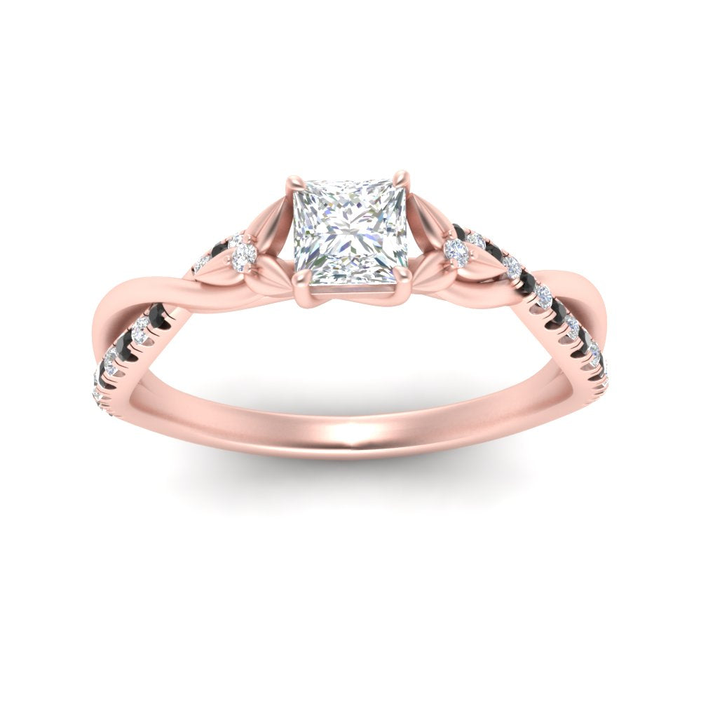infinity-daisy-floral-princess-cut-black-diamond-engagement-ring-in-rose-gold-FD9986PRRGBLACK-NL-RG