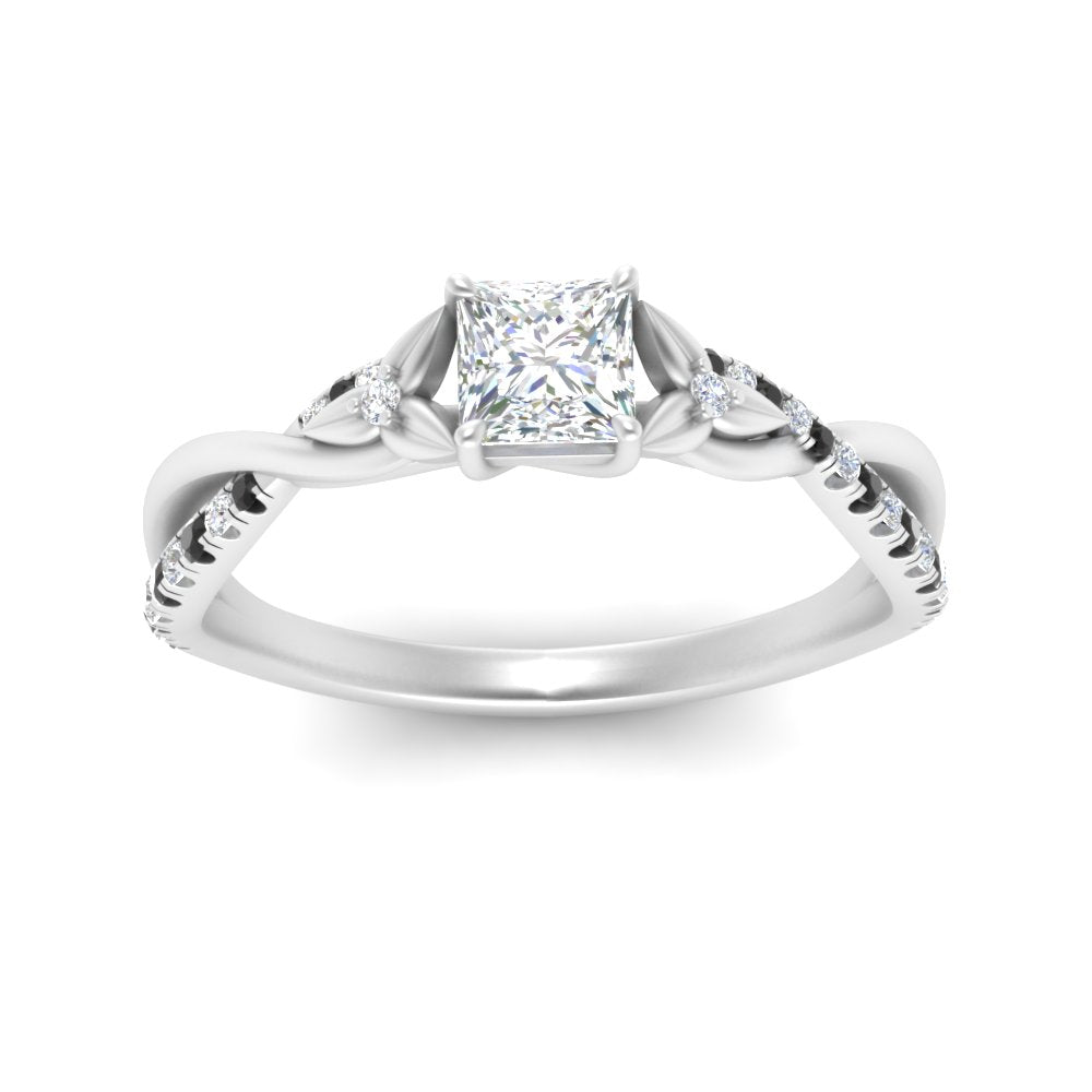 infinity-daisy-floral-princess-cut-black-diamond-engagement-ring-in-white-gold-FD9986PRRGBLACK-NL-WG