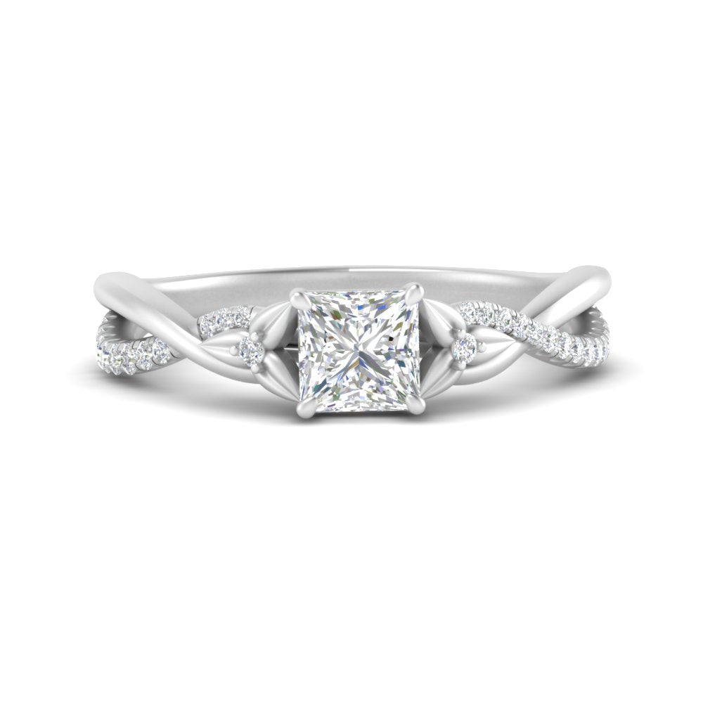 infinity-daisy-floral-princess-cut-diamond-engagement-ring-in-white-gold-FD9986PRR-NL-WG