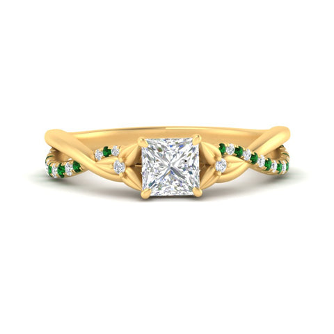infinity-daisy-floral-princess-cut-emerald-engagement-ring-in-yellow-gold-FD9986PRRGEMGR-NL-YG