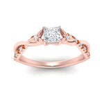 Load image into Gallery viewer, infinity-daisy-floral-princess-cut-orange-sapphire-engagement-ring-in-rose-gold-FD9986PRRGSAOR-NL-RG
