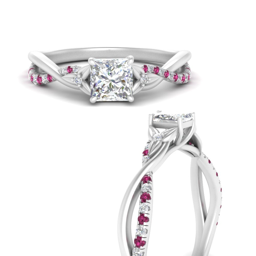 infinity-daisy-floral-princess-cut-pink-sapphire-engagement-ring-in-white-gold-FD9986PRRGSADRPI-NL-WG
