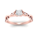 Load image into Gallery viewer, infinity-daisy-floral-princess-cut-ruby-engagement-ring-in-rose-gold-FD9986PRRGRUDR-NL-RG
