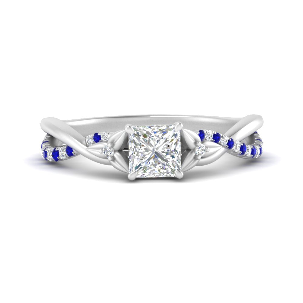 infinity-daisy-floral-princess-cut-sapphire-engagement-ring-in-white-gold-FD9986PRRGSABL-NL-WG