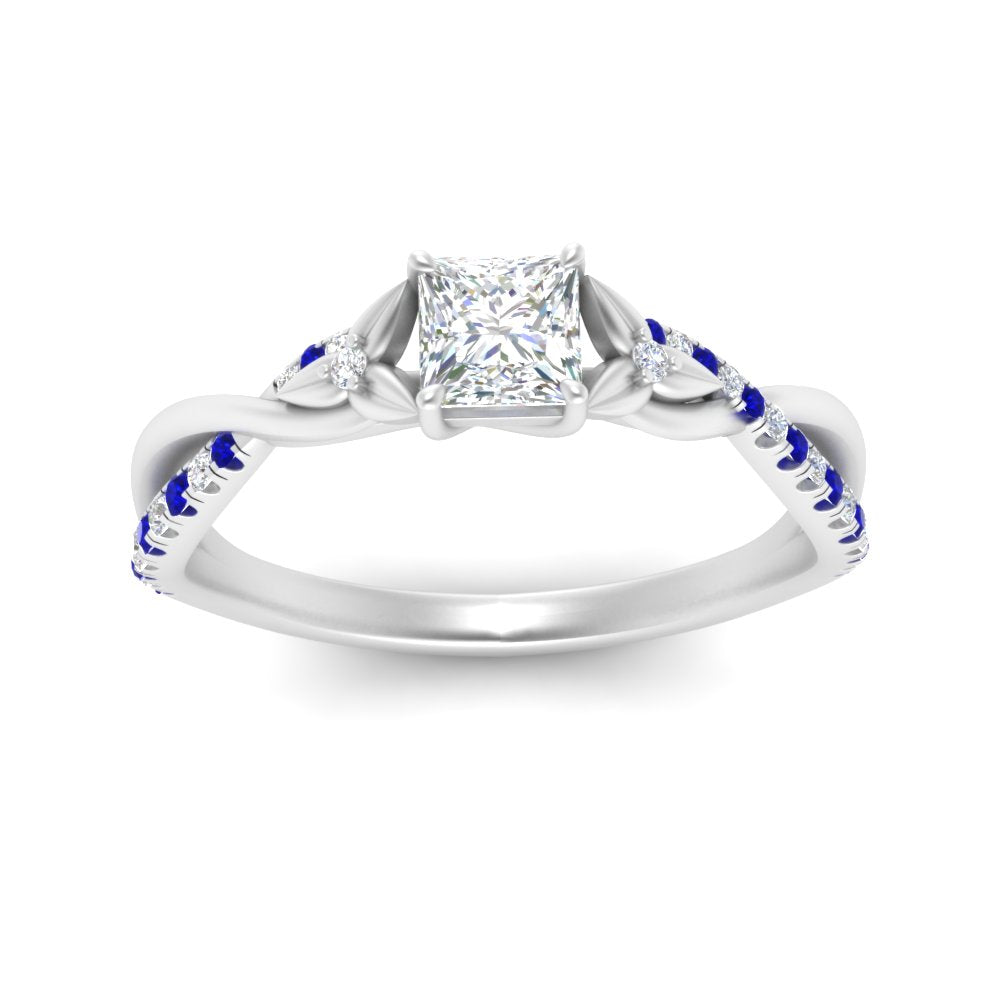 infinity-daisy-floral-princess-cut-sapphire-engagement-ring-in-white-gold-FD9986PRRGSABL-NL-WG