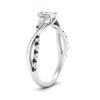 Load image into Gallery viewer, infinity-daisy-floral-radiant-cut-black-diamond-engagement-ring-in-white-gold-FD9986RARGBLACK-NL-WG