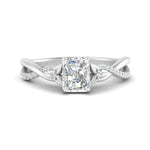 Load image into Gallery viewer, infinity-daisy-floral-radiant-cut-diamond-engagement-ring-in-white-gold-FD9986RAR-NL-WG
