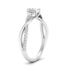 Load image into Gallery viewer, infinity-daisy-floral-radiant-cut-diamond-engagement-ring-in-white-gold-FD9986RAR-NL-WG