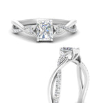 Load image into Gallery viewer, infinity-daisy-floral-radiant-cut-diamond-engagement-ring-in-white-gold-FD9986RAR-NL-WG
