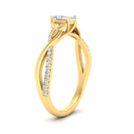 Load image into Gallery viewer, infinity-daisy-floral-radiant-cut-diamond-engagement-ring-in-yellow-gold-FD9986RAR-NL-YG
